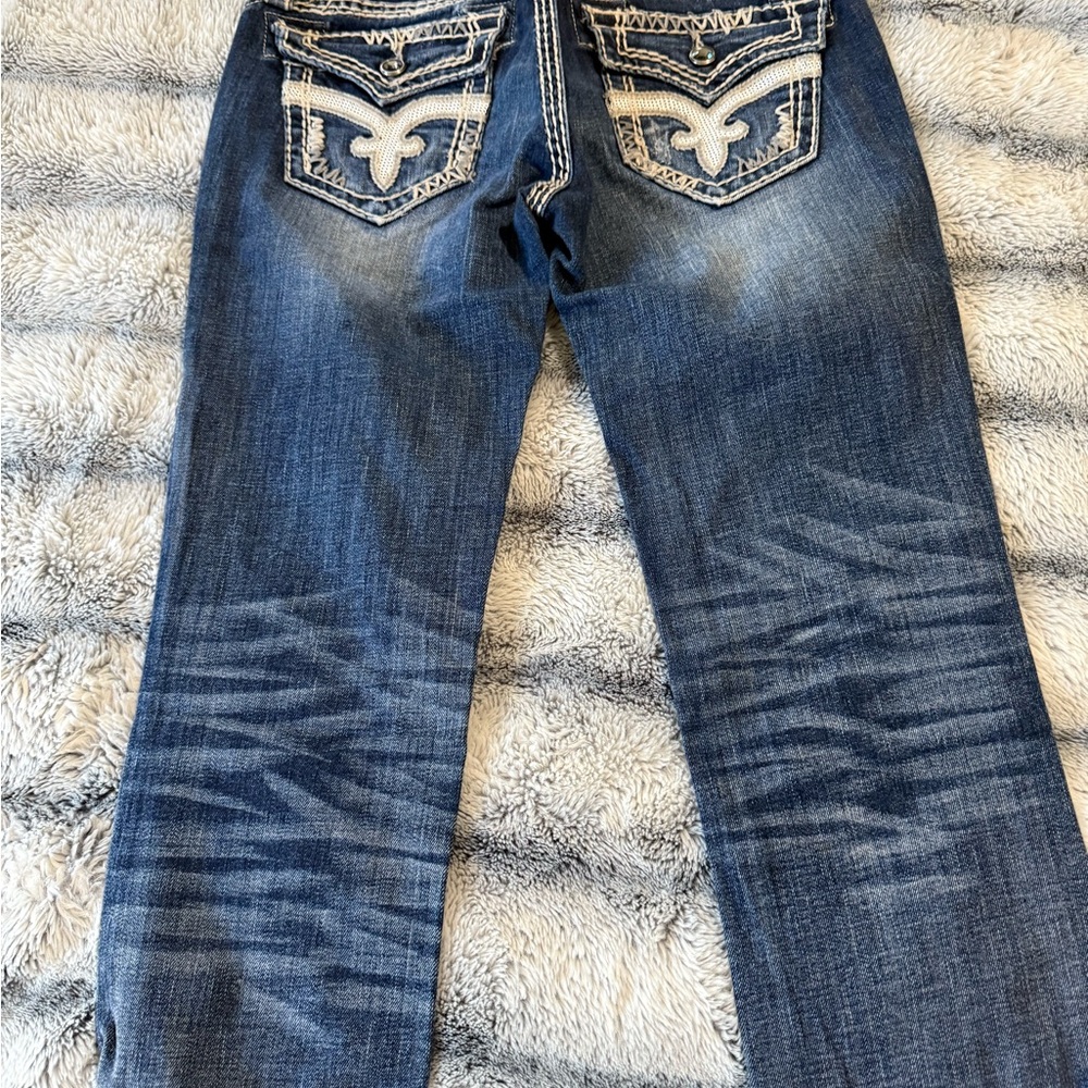 Rock Revival Blue Ankle & Cropped Jeans